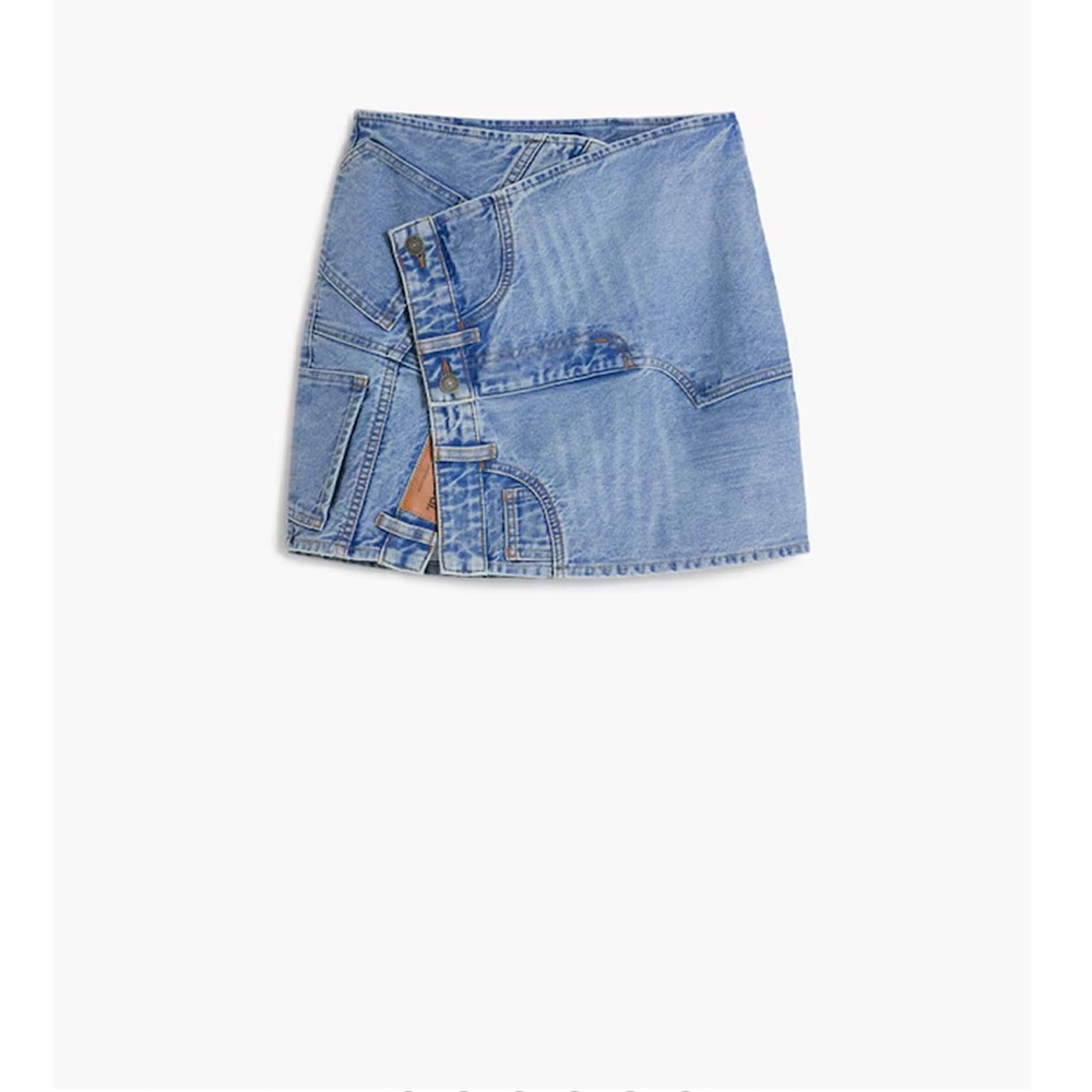 Desigual Light Blue Denim Mini Skirt